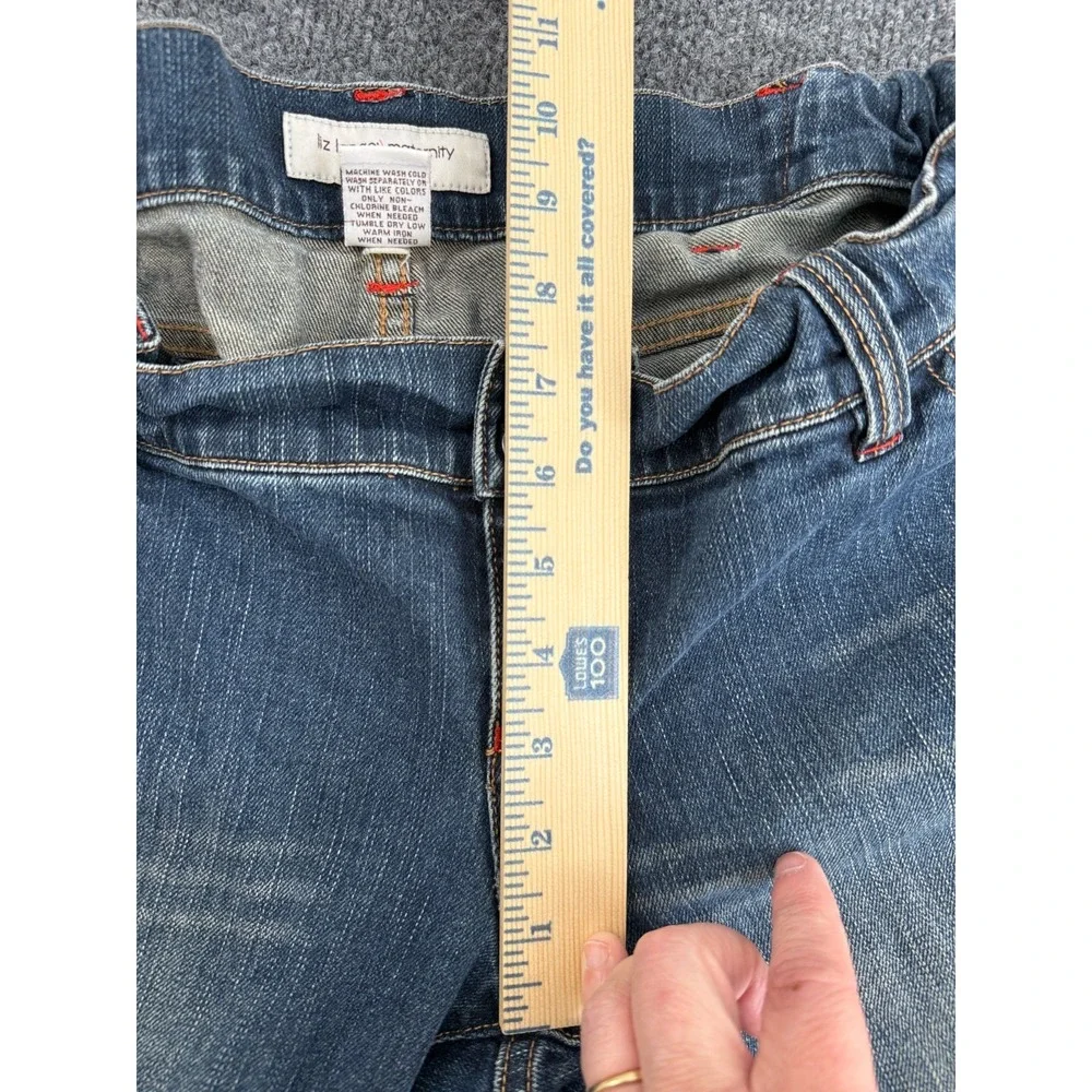 Liz Lange Maternity Jeans For Target Womens Size 2 Dark Wash Stretch Bootcut